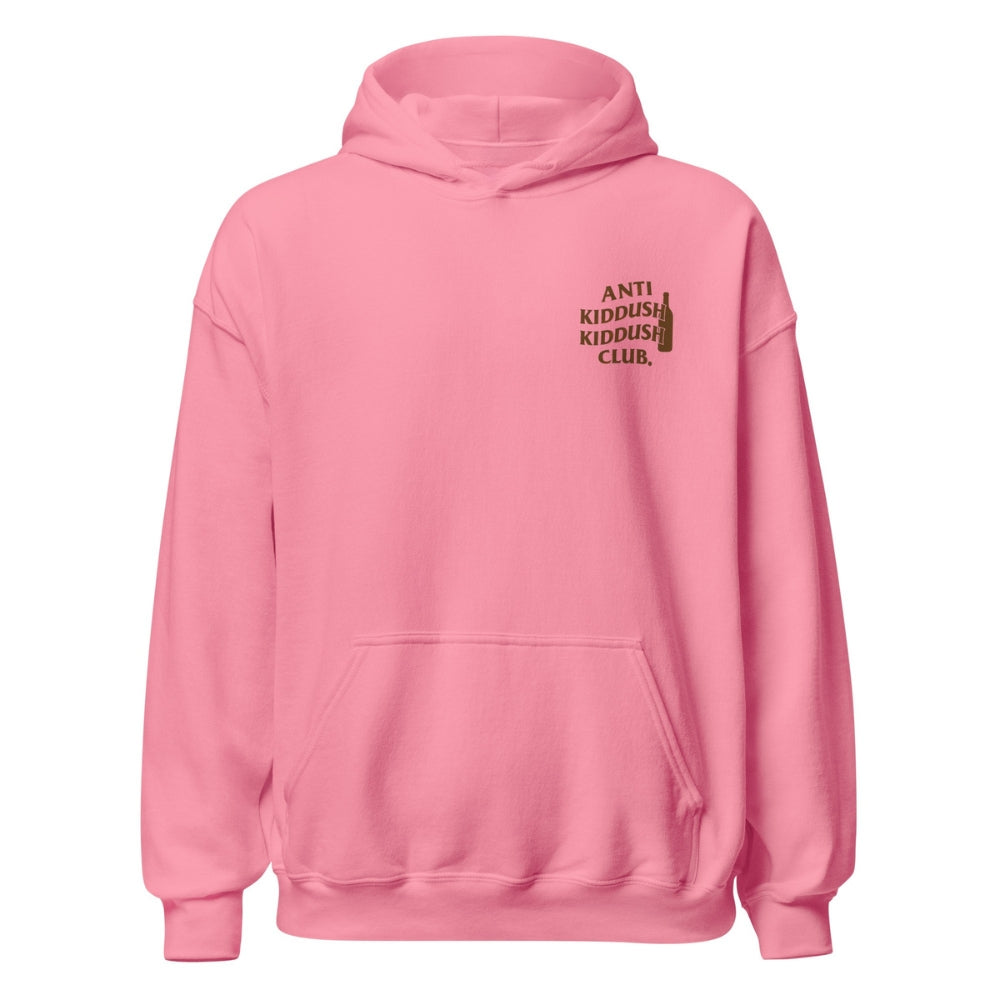 Anti-Kiddush Club Hoodie — Brown Logo (Bottle)