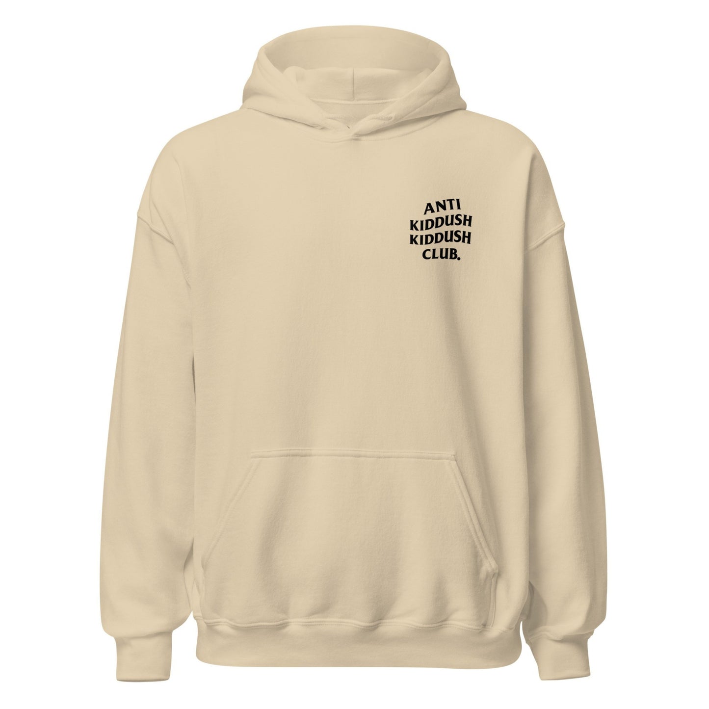 Anti-Kiddush Club Hoodie — Black Logo
