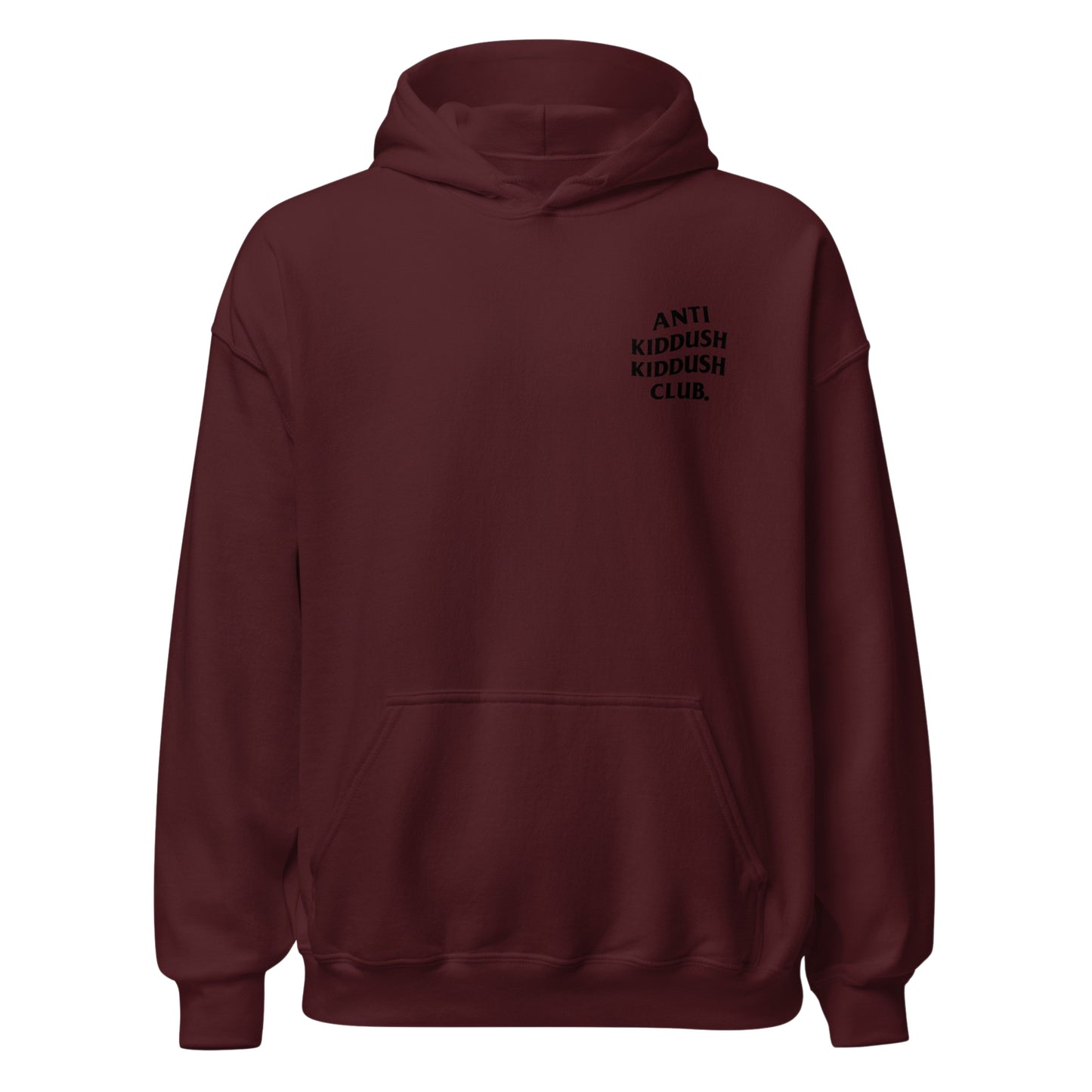 Anti-Kiddush Club Hoodie — Black Logo