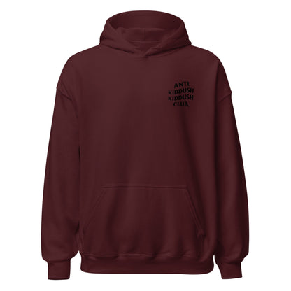 Anti-Kiddush Club Hoodie — Black Logo