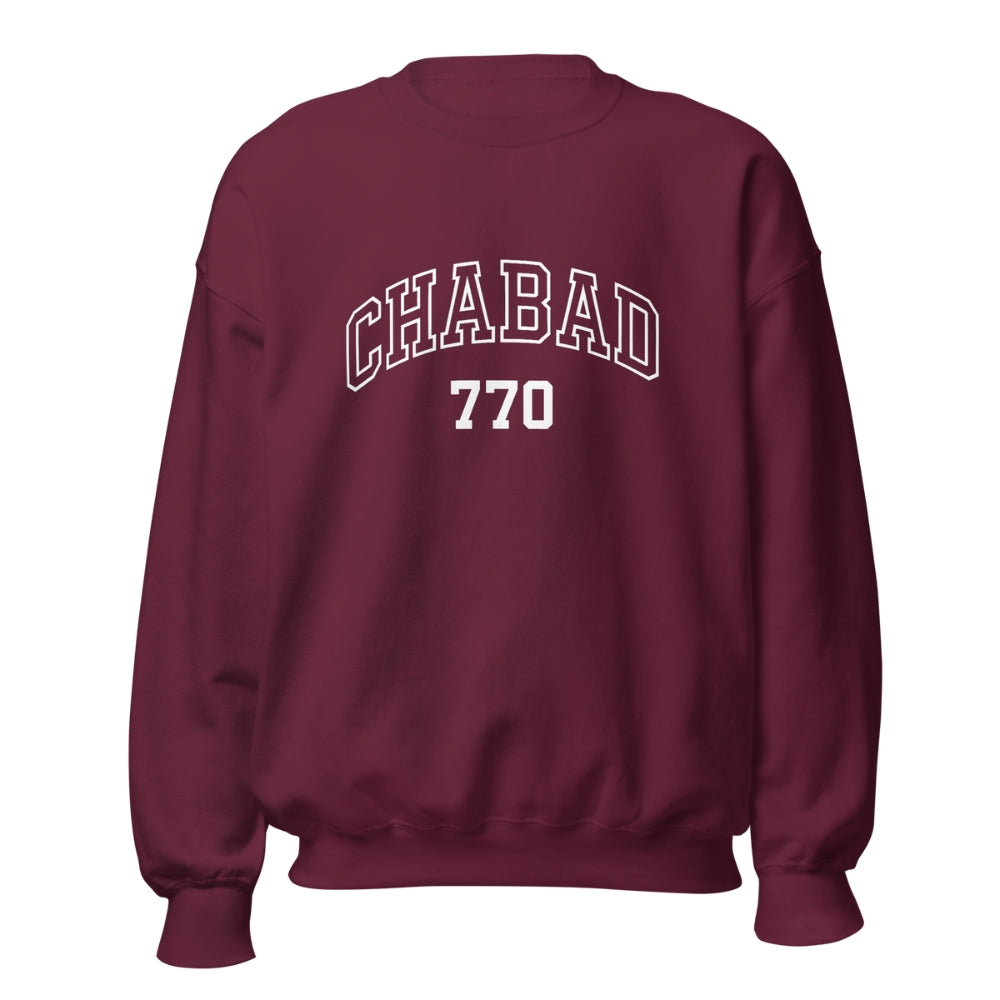 Collegiate Chabad 770 Crewneck