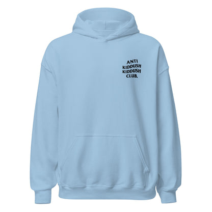 Anti-Kiddush Club Hoodie — Black Logo